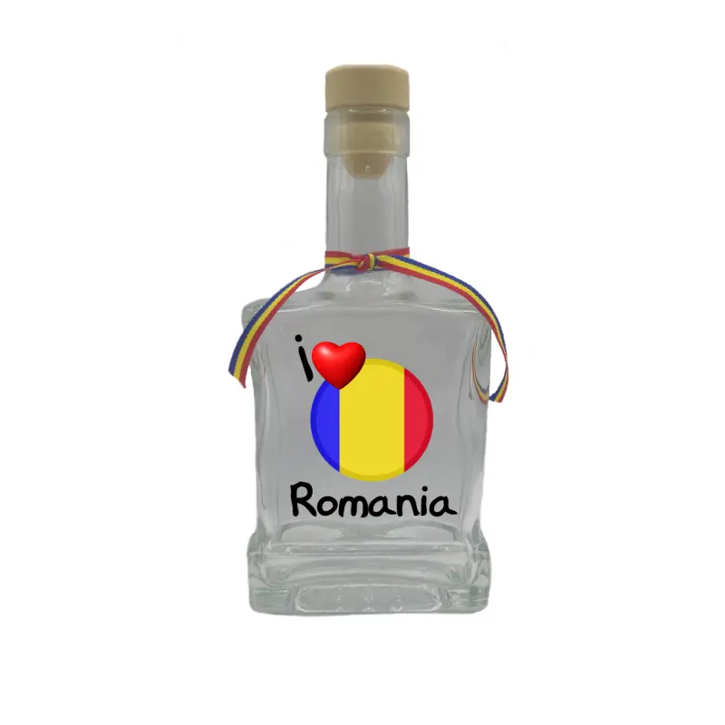 I love romania, sticla cu mesaj plata, 250 ml, model divgs179 07